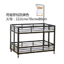 Clothing promotion station supermarket folding stall floating car stacker rack special price car outdoor mobile mobile car