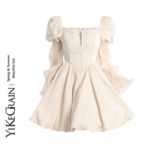 YiKeGrain ST spring day round dance style cute princess dress new cashew dress and dress small crowdsourced design