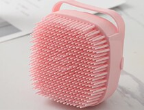 Dog bath brush pet bath supplies Cat massage brush can be filled with shower gel cleaning artifact