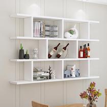 Creative Wall Shelf Wine Rack Wine Rack Wall-mounted Wall Rack Dining Room Wall Cabinet Living Room Wall Cabinet Modern Minima Wall Cabinet Bookshelves