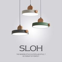 Nordic Restaurant Light Creative Minima Single Head Three Heads Net Red Shop Window Headboard Chandelier Hotel Table Light Bedroom Lamps