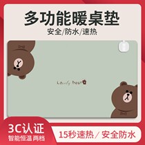 Warm Table Mat Heating Mouse Pad Heating Table Mat Office Computer Desktop Fever Pad Writing Students Warm Hand Table Mat