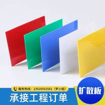 PC Diffusion Plate Endurance Plate Lighting Hood Light Box Diffuser Plate High Overdraft LED Cylinder Light Face PC Hood Plate Free Of Charge