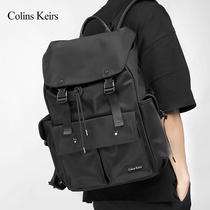 Colins Keiirs Tide Cards Double Shoulder Bag Mens Large Capacity Computer Bag Men Business Backpack Leisure Travel Bag