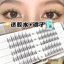 Art Research Nai Small Devil False Eyelash Womens Supernatural Emulation Single Cluster Sectional Cartoon Barbidot Hair Self Graft Roll Teething