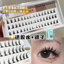 Art Research Nai Fake Eyelash N68 Sectional Small Devil Cartoon Eyelash Wild Dotted with natural emulated single-cluster grafting