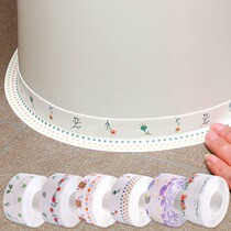 Toilet Edge Beauty Stitch Sticker Waterproof mildew Base u type adhesive tape toilet wall corner toilet slit sealing strip