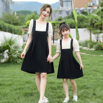 Summer pro dress dress dress 2022 new girl foreign pistachio fashion dresses Korean version casual little girls female dress