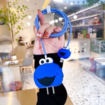 Sesame Street is suitable for Apple 13 charger protection shell 20w Quick charge line sleeve iPhone11pro bites wire 12