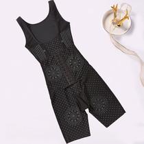 Italian anion caffeine shapewear One-piece belly girdle Hip postpartum large size shaping body corset