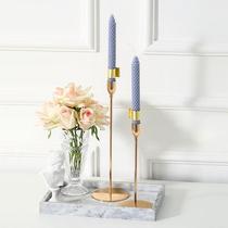 Nordic Light Lavish Minimalist Candleholder swing piece Creative Living Room Table Metal Wax Candle Holder for Prop Swing Table Decoration