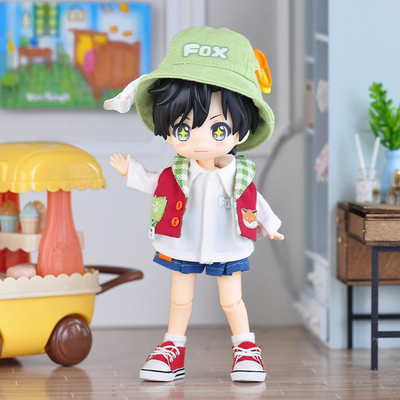 taobao agent OB11 baby jacket expenditure set fisherman hat 12 -point clothing yMy fat pear body UFDOLL prime clay