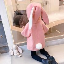 Child Hat Jacket Autumn Winter New 20 Women 22 Spring Childrens Baby Cotton Clothes Plus Cotton Thickened EZV Mauseason Even Warm