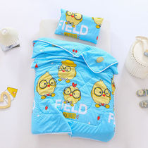 (48 hours shipped) washed cotton children Summer cool quilted by kindergarten air conditioning Quilt Baby Nap Single Cartoon