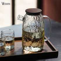 British VEECHAN glass kettle high temperature resistant large capacity high borosilicate glass refrigerator cold water cold kettle household