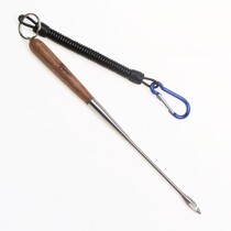 Wood handle decoupling clamp fishing fishing fishing crop 304 stainless steel hook - picker grenade type