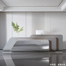Reception desk desk counter welcome simple modern high-end custom company reception desk bar beauty salon cashier