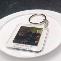 Acrylic Key Buckle Custom BKPPbilkn Perimeter Couple Photos DIY Backpack on-board hanging decoration to be able to do