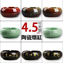 Creative funnel of bottle-cutting ashtray lid for metal ashtray lid