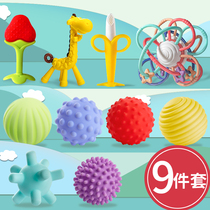 Santa Fe baby touch ball sense training massage tactile hand grasp ball baby tactile perception grasp training toy