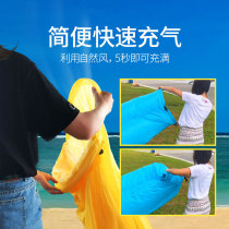 Net Red Outdoor Sloth inflatable sofa Soundfilled Air Bed Portable Air Sleeping Bag Single Folding Camping Air Cushion