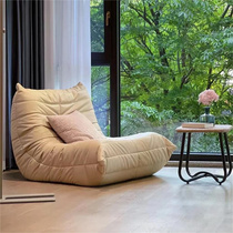 Net red freehand space togo full sponge caterpillar sofa light luxury living room balcony bay window single lazy recliner