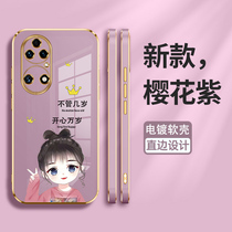 Huawei p50 mobile phone shell p50pro protection 5G silicone cover ABR One AL00 full bag Happy Long live JAD anti-fall housing p5o electroplating soft shell por male creative pr0 limit