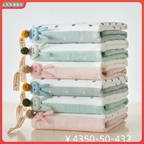 Childrens Towels Pure Cotton Kindergarten Special Girls Small Square Towels Wash Face Clothing Water Baby Baby Household Soft
