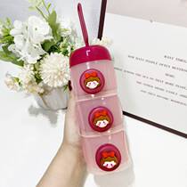 Baby milk powder box portable ego diviner split baby seal damp-proof rice flour storage tank assistant food box Xiaoqing New