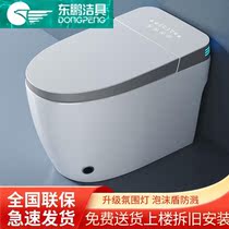 Dongpeng household intelligent toilet integrated voice siphon-type toilet bowl i.e. hot water pumping silent fully automatic clamshell