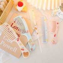 Plastic Beauty Hair Comb Cartoon Student Dorm Comb not hurt hair big tooth head comb portable cute girl hair comb creative