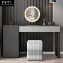 Light luxury dressing table 2021 new dressing table storage cabinet integrated bedroom modern simple telescopic small desk
