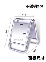 Stainless steel warning sign do not park sign no parking special parking space pile carefully slide a word stand