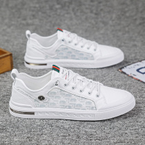 Anta hydrogen fast mens shoes summer breathable deodorant casual white flat shoes mens slip-on sports all-match waterproof