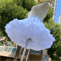 Skirt support Lolita Happy Dog Short Punguba Skirt 35cm Ultra - short cloud marshmallow marshmallow - grass veil for boneless violence