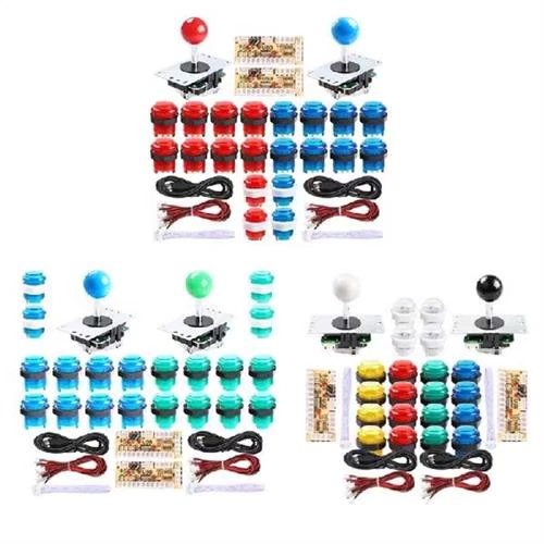 DIY Arcade Game Control Board Board 2 игроки Joystick Game