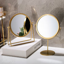 Net red desktop cosmetic mirror housewife dresser dorm female desktop mirror simple portable mirror rotation in