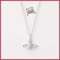 (special cabinet) Vivienne Vivienne West too post-Saturn Necklace Classic Dont pin pendant lock bone chain woman