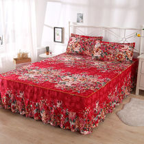 Limited-time clearance non-slip Korean version of the bed skirt bed cover single-piece Simmons protective cover does not play the ball does not shrink