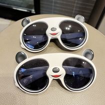 Baby Polarized Sunglasses Cute Panda Children Sunglasses Male and female Child Anti-UV Kids Silicone Shading Glasses