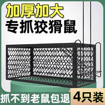 Squirrel catching cage pedal type single door mouse cage thickened steel wire mouse catching artifact high sensitivity catching rodent exterminator