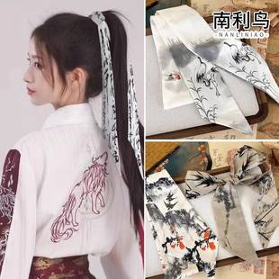 Banding ancient style Hanfu accessories with sandalwood and ritual, cold, gentle thousands of words, simple daily daily