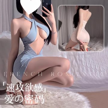 情趣内衣大尺度2025新款透视包臀裙性感房事高级潮约会战袍睡衣女