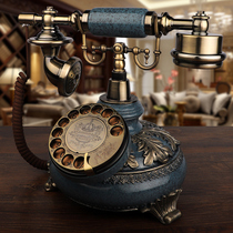 European antique telephone retro telephone landline fashion creative gift home turntable wireless card