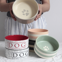 Dongqi DONGXI foreign trade ceramics various styles dog and cat pet food Basin drinking basin anti-flip Bowl