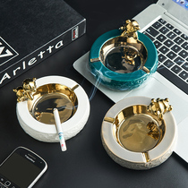 Ceramic Ashtrays Creativity Individuality Trend Home Living Room Light Lavish Atmospheric Fashion Modern Office Ashtray Hem
