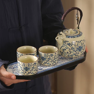 青花缠枝莲茶壶-青花缠枝莲茶壶促销价格、青花缠枝莲茶壶品牌- 淘宝