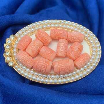 天然本珊瑚 サンゴ 桃珊瑚彫刻 /美術品/宝石/183g/天然石（1006） 雕刻