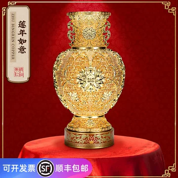 朱炳仁铜花瓶-朱炳仁铜花瓶促销价格、朱炳仁铜花瓶品牌- 淘宝