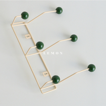 South Koreas Middle Ages retro style folk costume shop clothing hat wall decoration hook iron clothes hanger photo props